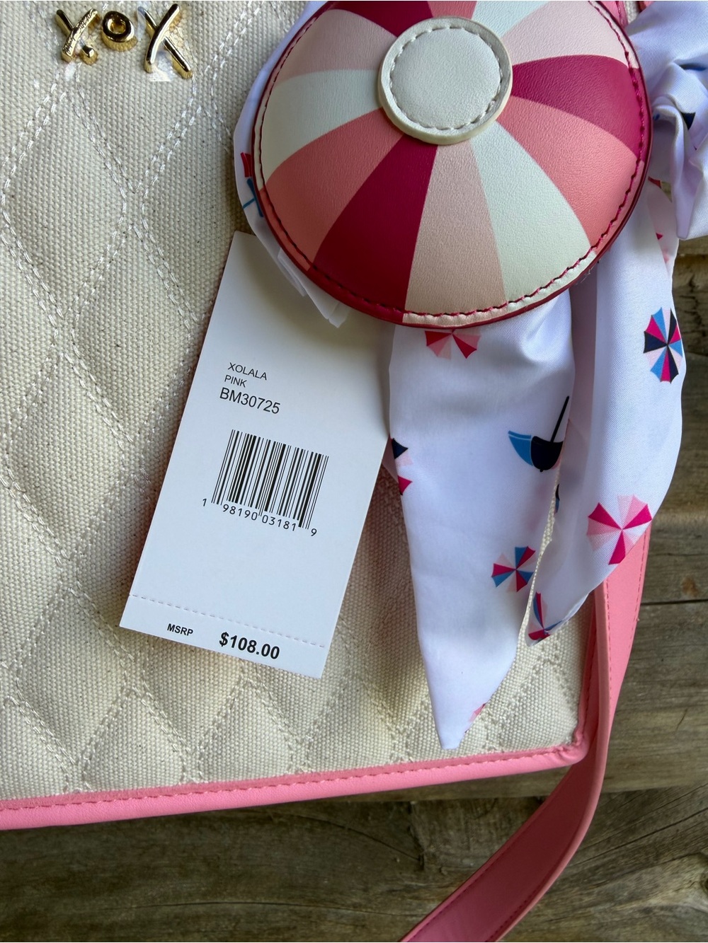 Betsey Johnson XOLALA Quilted Crossbody Purse - Picture 2 of 11